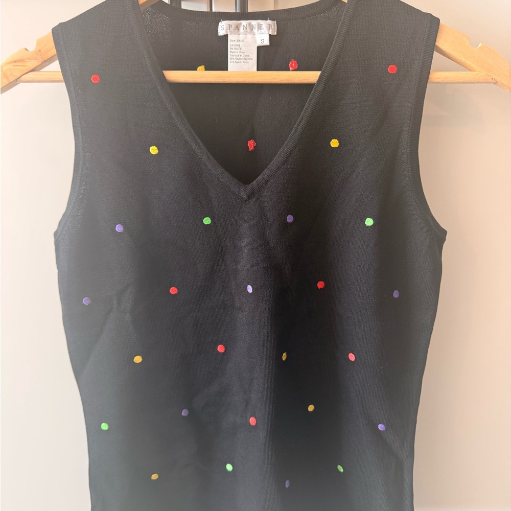 SPANNER Tank Top with embroidery